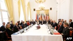 Joint Comprehensive Plan of Action (JCPOA), the Joint Commission is pictured during its first meeting at the level of Political Directors at Palais Cobourg in Vienna, October 19, 2015