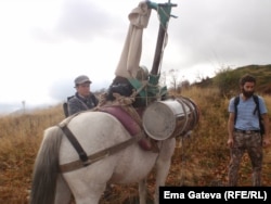 Ема Гатева и конят Борко