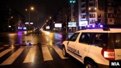Полициски час во Скопје
