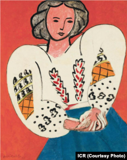 La Blouse Roumaine, de Henri Matisse. Musée National d'Art Moderne, Paris, via ICR România.