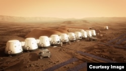 Another view of the proposed MarsOne colony