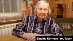 “We have no special connections or ties to the government,” says 97-year-old Zinaida Korneva. “This is a simple appeal for people to unite.”