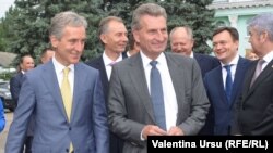 Iurie Leancă şi Guenther Oettinger