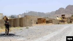 یک قرارگاه اردوی ملی در کندهار/ آرشیف
