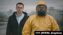 Коллаж:Путин, Навальный