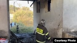 Дом, в котором произошел пожар 