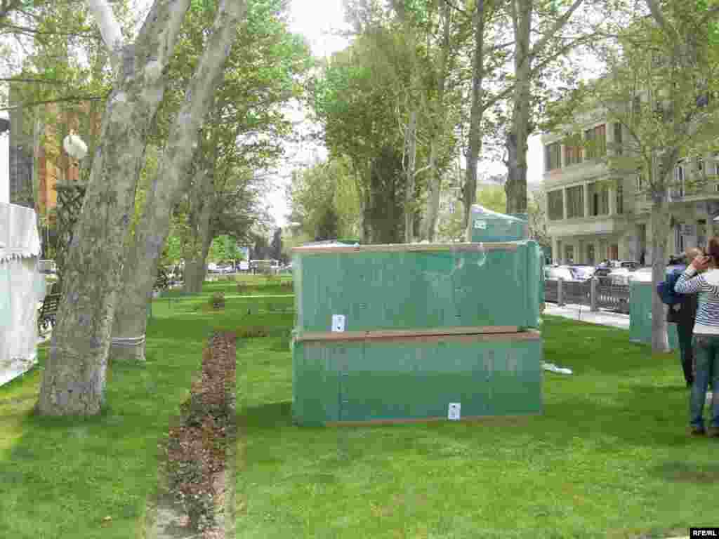 Bakıda gül bayramına hazırlıq gedir #14