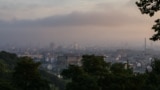 Після російської атаки Київ затягнуло димом, 10 липня 2025 року