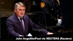 Član Predsjedništva Bosne i Hercegovine (BiH) Željko Komšić, 22. septembar 2021