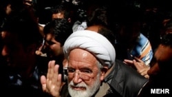 Mehdi Karrubi (in file photo) has been among the presidential vote's fiercest critics since Ahmadinejad was declared the winner hours after polls closed.