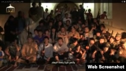 Youtube сайтына "Сириядағы 150 қазақ жиһадшысы" деп жарияланған видеодан алынған скриншот.