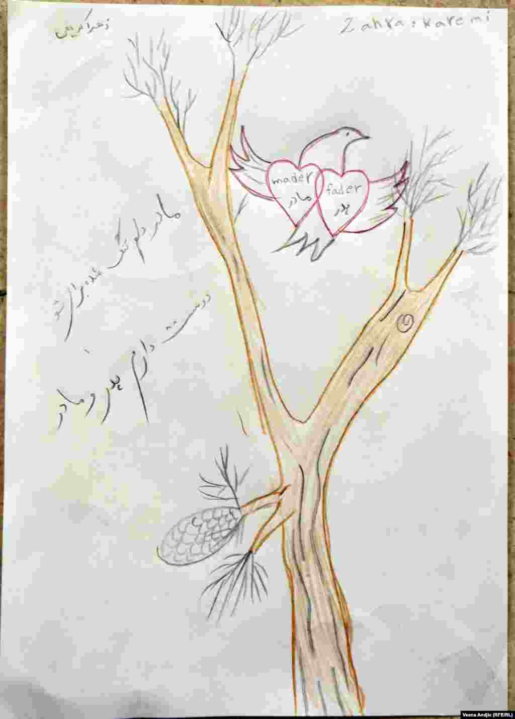 By Zahra, 8, from Iran