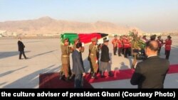 President ghani escorted Dr. Nakamura’s body in a special ceremony غنی جسد ناکامورا را به شانه های خود به طیاره 1برد 12/7/2019