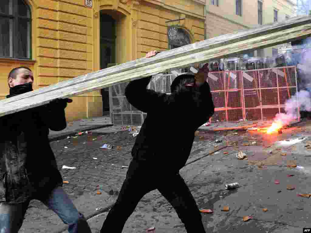 Zagreb, 26.02.2011. Foto: AFP / Hrvoje Polan 