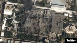 Аввалин тасвири моҳвораӣ аз ҷойи иқомати расмии Алии Хоманаӣ пас аз ҳамлаи Исроилу Амрико дар рӯзи 28-уми феврал