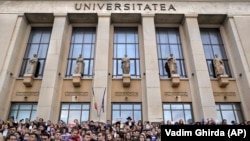 Protest al studenților la drept împotriva modificării legilor justiției, București, 20 decembrie 2017.
