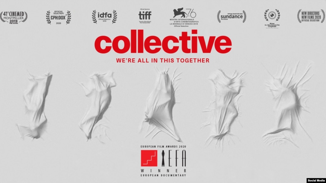 „Colectiv”, în regia lui Alexander Nanau, a fost desemnat în decembrie 2020 cel mai bun documentar la Premiile Academiei Europene de Film