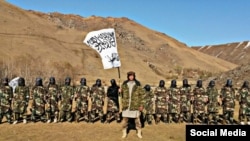 In June, Tajik officials raised concern that one of Jamaat Ansarullah's commanders, Muhammad Sharifov (aka Mahdi Arsalon, center) had been put in charge of security in five border districts in Badakhshan after they were seized by the Taliban.  