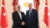 თურქეთის პრეზიდენტი რეჯეპ ტაიპ ერდოანი (მარჯვნივ) და ჰამასის ლიდერი ისმაილ ჰანიე. სტამბოლი, 20 აპრილი, 2024.