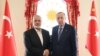 Ismail Hanije i Recep Tayyip Erdogan u Istanbulu, Turska, 20. aprila 2024.