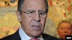 Sergei Lavrov gjatë konferencës së sotme për gazetarë në Muskat të Omanit