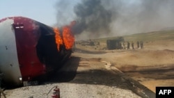 حادثه ترافیکی در غزنی که در اثر آن ۷۵ تن کشته شدند