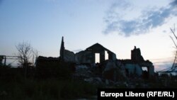 A destroyed home in Kramatorsk (file photo)