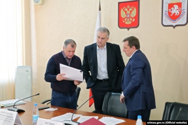 Владимир Константинов, Сергей Аксенов и Юрий Гоцанюк