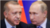 Prezidentlər Recep Tayyip Erdoğan (solda) və Vladimir Putin