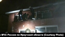 Пожар в Иркутском доме престарелых