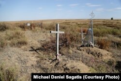 A cemetery outside Nurbalak where Jozefa is believed to be buried in an unmarked grave