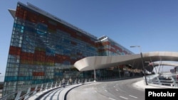 Armenia - The Zvartnots international airport in Yerevan.