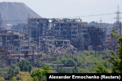 Завод «Азовсталь» в окупованому Маріуполі, 20 травня 2024 року