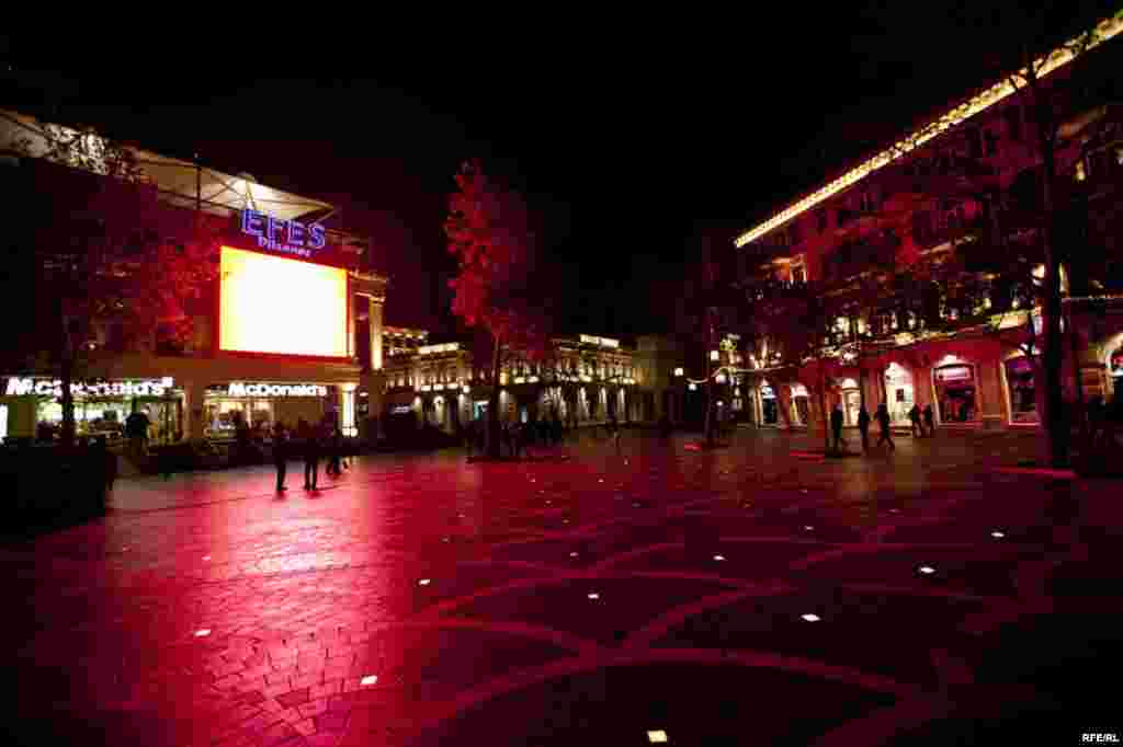 Yeni il üçün bəzənmiş Bakıdan fotolar #16