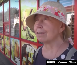 Крымчанка рассказывает о крымском горном троллейбусе. Скриншот видео