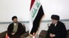 Iraq - Muqtada al-Sadr with Ammar al-Hakim during their meeting, Najaf, 23Jan2015