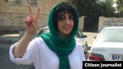 Iranian human rights defender Narges Mohammadi (file photo)