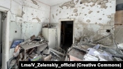 Ուկրաինա - Խերսոնի մանկական հիվանդանոցին ռուսական հարվածի հետևանքները, 29-ը հոկտեմբերի, 2025թ.