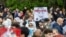 Studentski protesti protiv Informera zbog optužbi da vode provladinu medijsku kampanju i podstiču na nasilje protiv demonstranata, Beograd 29. mart 2025.