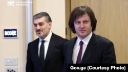 მიხეილ ყაველაშვილი (მარცხნივ), ირაკლი კობახიძე