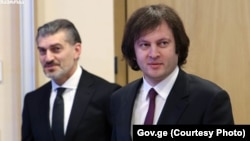 მიხეილ ყაველაშვილი (მარცხნივ) და ირაკლი კობახიძე