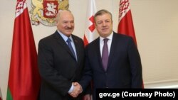 Александр Лукашенко и Георгий Квирикашвили