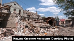Центр Васильковки, разрушенный в результате атак КАБами, 3 августа 2026 года