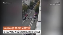 Troje mrtvih u napadu u blizini crkve u Nici