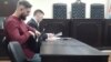 Малеков (на первом плане) и его адвокат Сергейчик