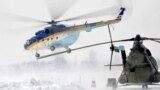 Helikopteri prevoze pomoć za ugrožena područja u BiH, 9. februar 2012. 