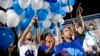 Suporterii partidului „Visul Georgian” sărbătoresc victoria