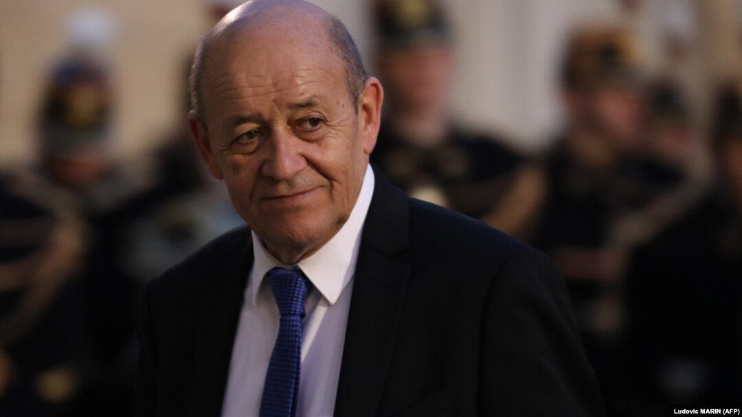 French Foreign Minister Jean-Yves Le Drian is on a tour of Soth Caucasus. (file photo)