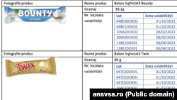 Romania, mars recalls ice cream t