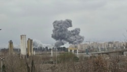 دود ناشی از حملهٔ روز سه‌شنبه به اطراف فرودگاه مهرآباد تهران